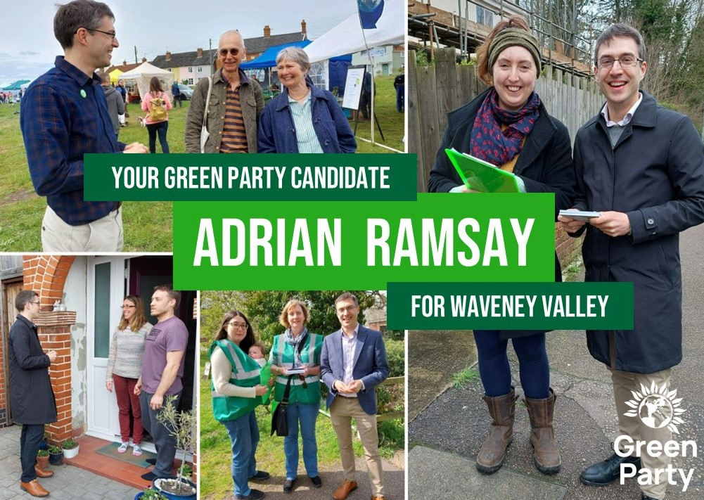Your Green Party Candidate for Waveney Valley Adrian Ramsay